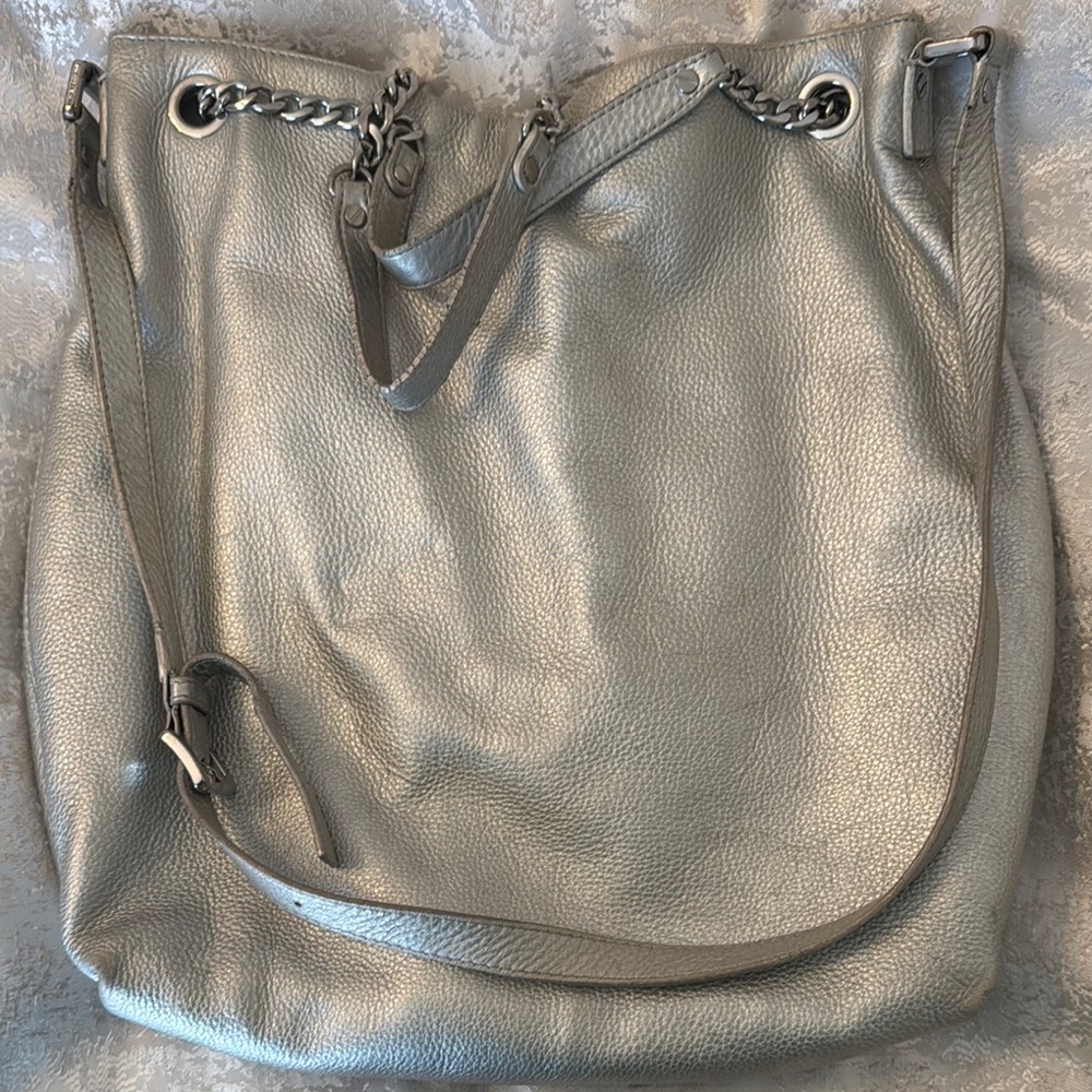 Michael Kors Silver leather Chain Strap Women's Bag